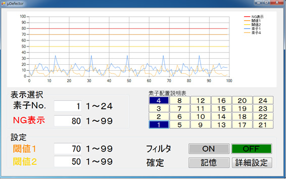 モニタ画面